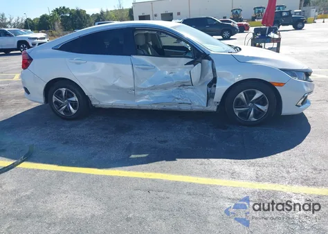2020 Honda Civic Lx z USA, uszkodzony, nr VIN 2HGFC2F6XLH592369